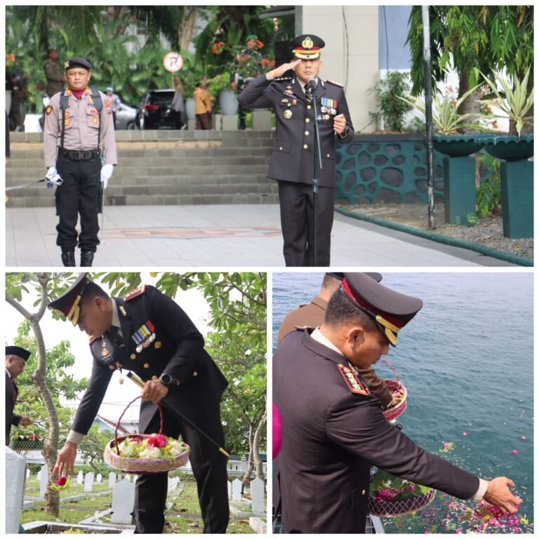 Berlangsung Khidmat; Kapolresta Banyuwangi Mengikuti Rangkaian Peringatan Hati Pahlawan 2 FotoGrid 20251110 124159025