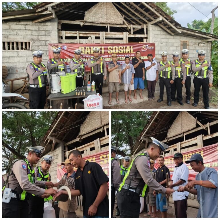 Hari Bhayangkara ke-80: Polisi Terjun Langsung ke Desa, Hadirkan Bantuan bagi Masyarakat 2 FotoGrid 20260622 192219552