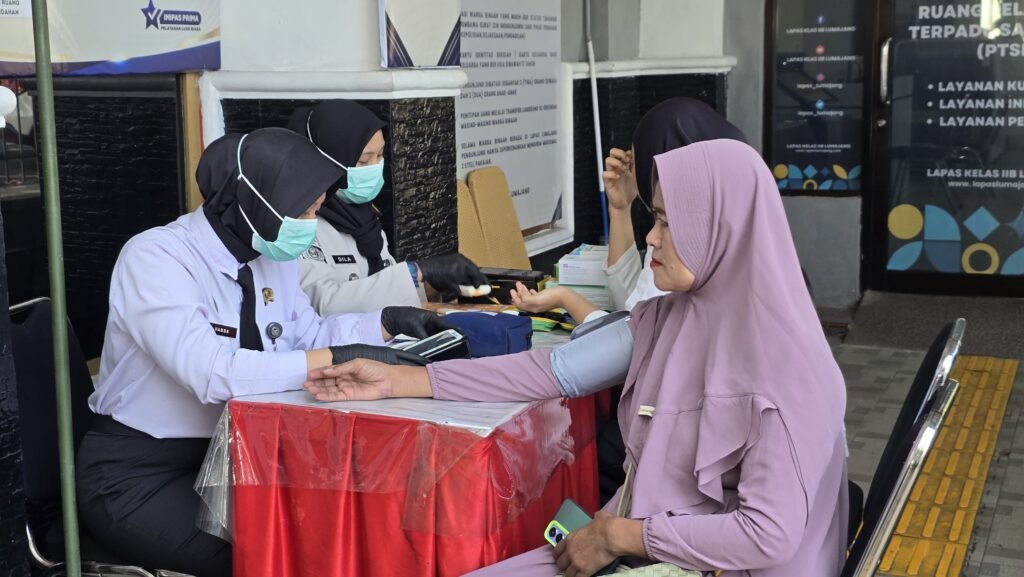Kunjungi Lapas Lumajang, Pengunjung Bisa Nikmati Layanan Pemeriksaan Kesehatan Gratis 2 IMG 20260602 WA0157