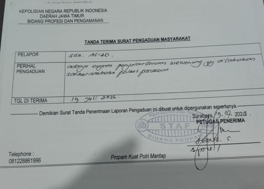 Oknum Satres Narkoba Polres Pasuruan Aniaya Petani agar Mengaku Bandar Narkoba 2 IMG 20260719 WA0332