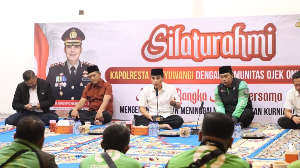 Kapolresta Banyuwangi Bertemu 15 Koordinator Ojol, Bahas Keselamatan hingga Peluang Wisata 2 IMG 20260827 WA0078