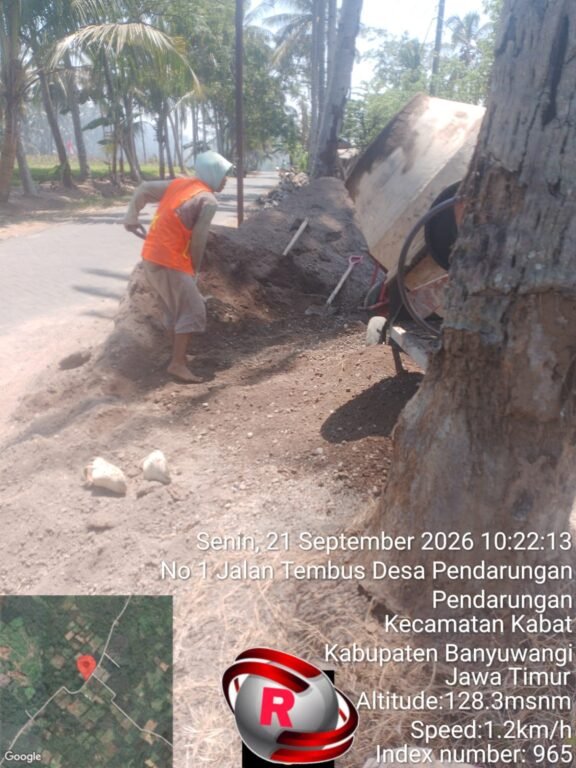 Diduga Tidak Sesuai Spek, Proyek Irigasi di Desa Pendarungan Kecamatan Kabat Banyuwangi Disorot Warga 2 IMG 20260924 WA0332 1