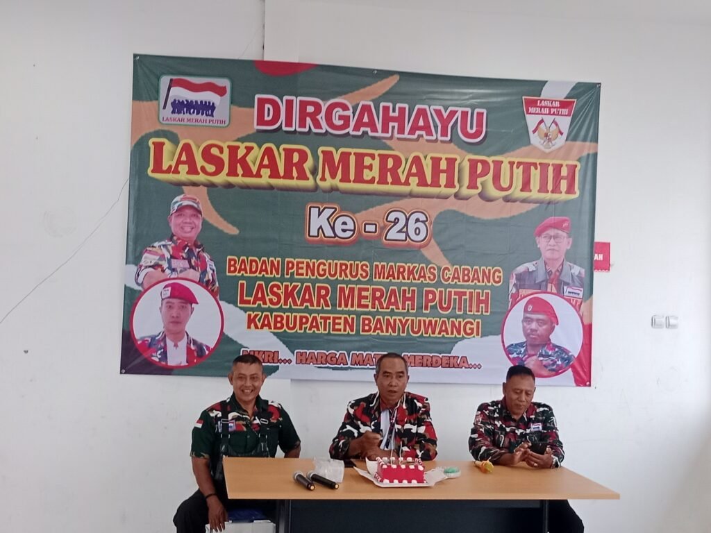 Dirgahayu /Milad Ke-26 Laskar Merah Putih Bersama Pengurus Markas Cabang LMP Kabupaten Banyuwangi 2 IMG 20261028 162028 4